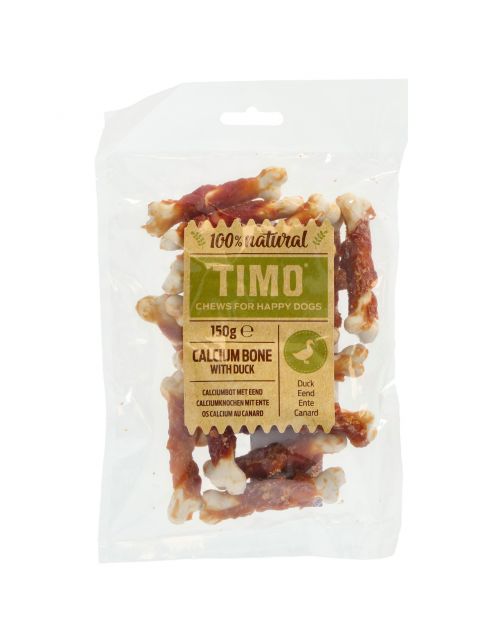 Timo Calciumbot Met Eend - Hondensnacks - Eend 150 g