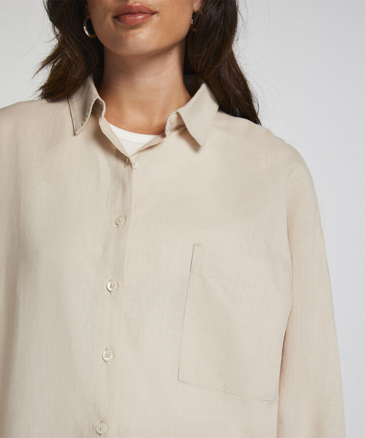 Hunkemöller Jacket LS Linen Almond peach