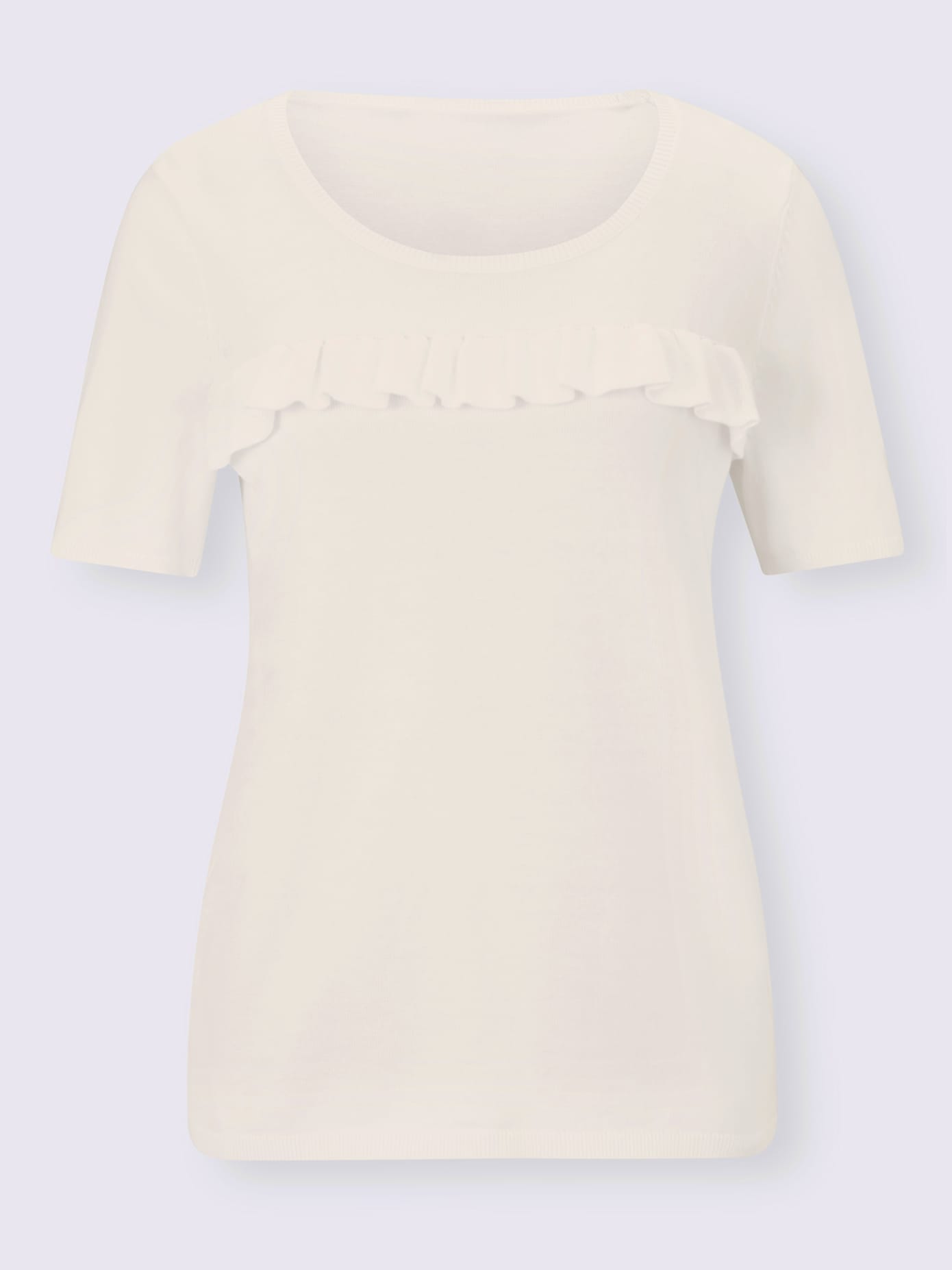 Pull tricot fin pur coton