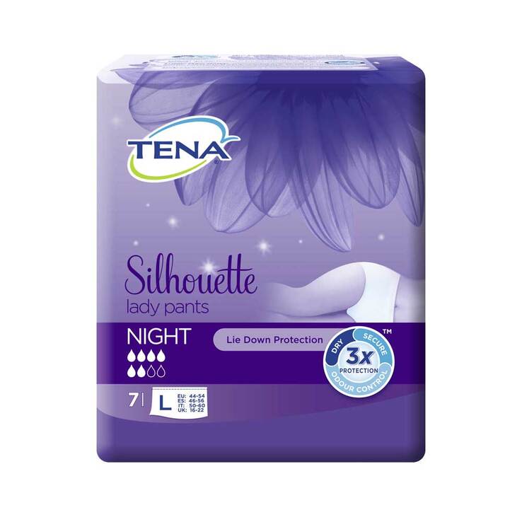 Tena Lady Pants Night L, 6X7 St