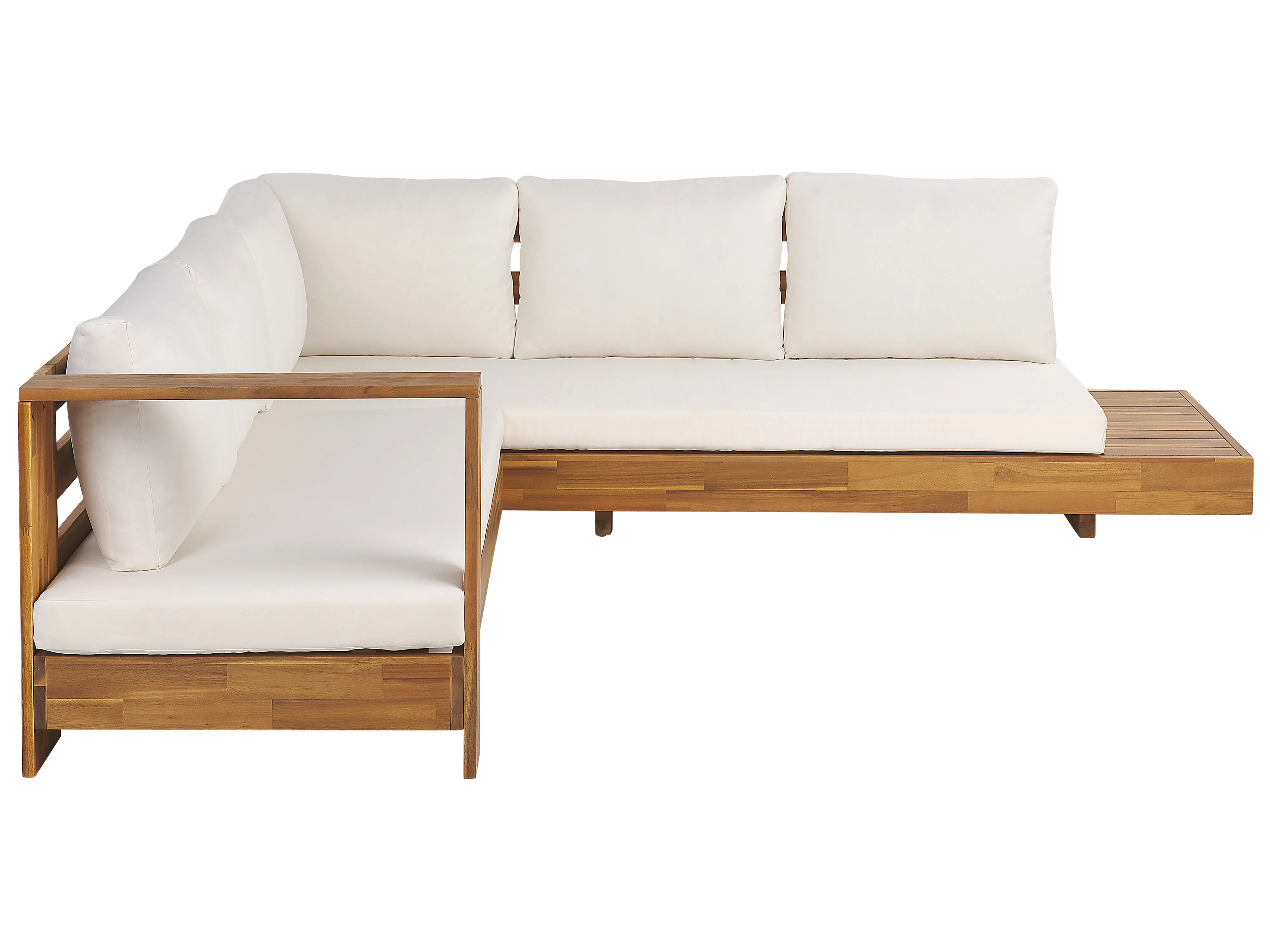 Tuin hoekloungeset met tafel 5-zits MARETTIMO rechtszijdig Gecertificeerd acaciahout Bruin