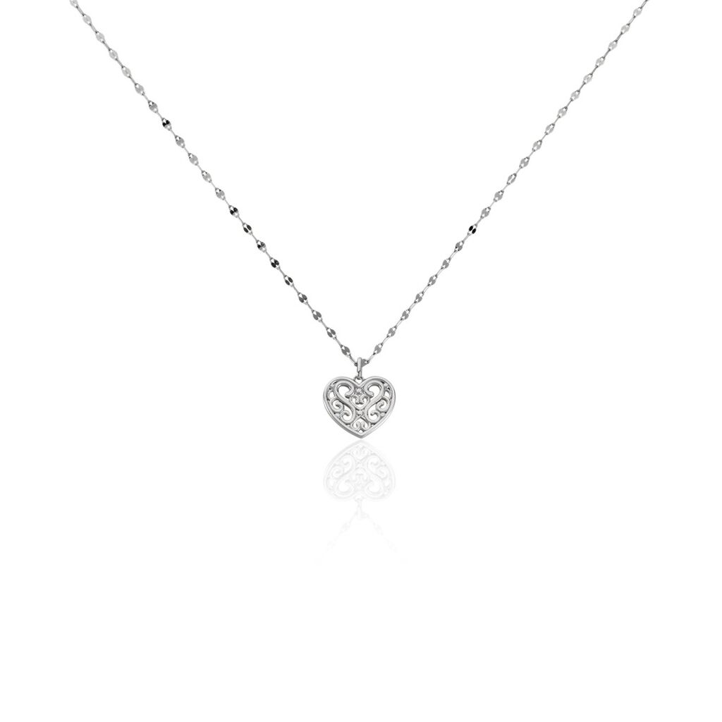 Collier Argent Blanc Souvenirs