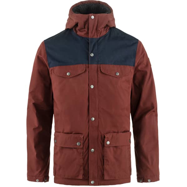 Veste FJALLRAVEN GREENLAND WINTER JACKET M MAROON-DARK NAVY