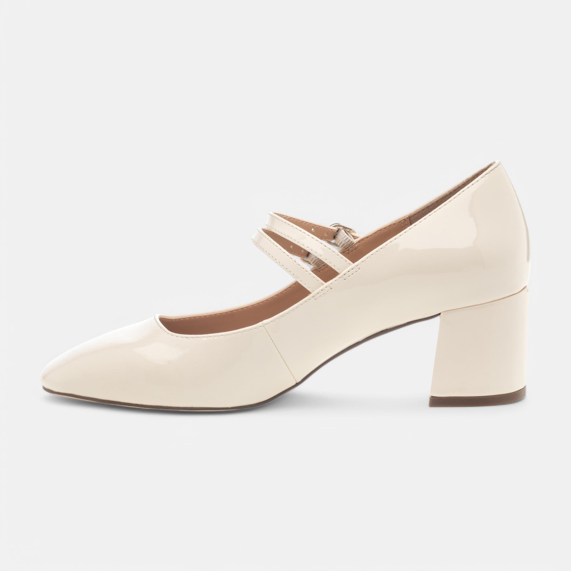 Babies à talon Femme beige