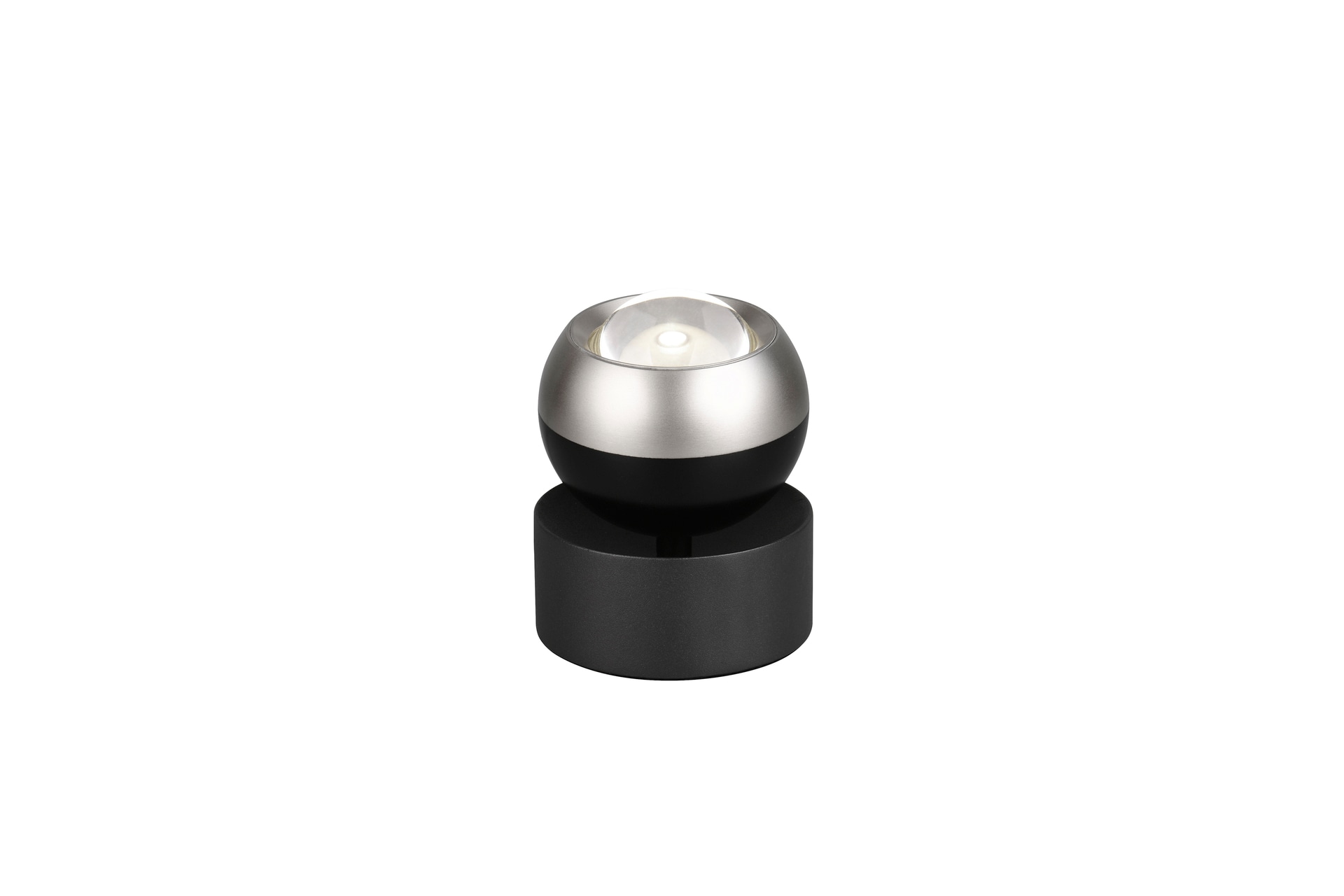 TRIO LED Tischlampe TRS ORBIT nickelfarbig