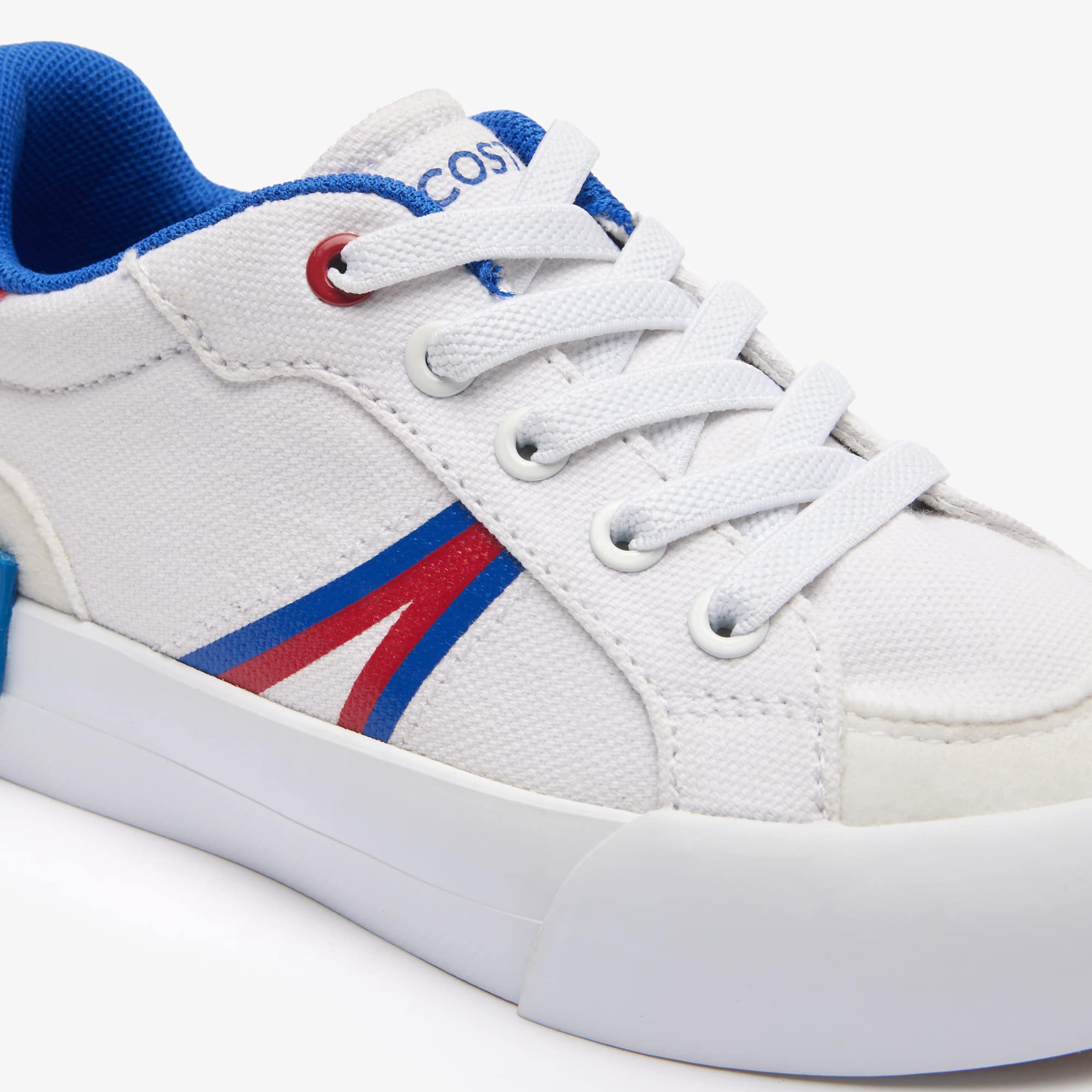 Sneakers L004 bébé Chaussures - Blanc - Lacoste - Enfant