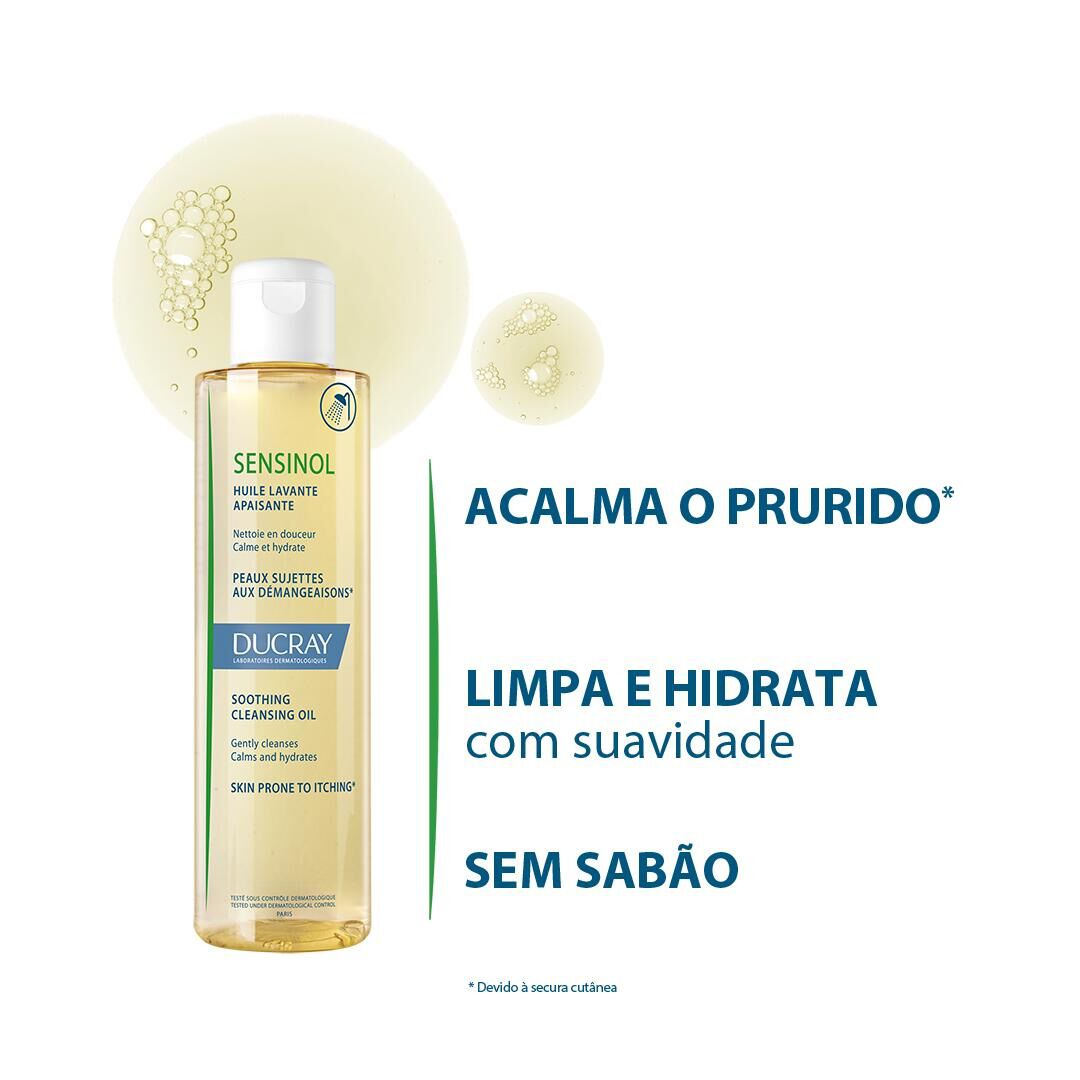 Ducray Sensinol Óleo Lavante Calmante 200ml - 200ml