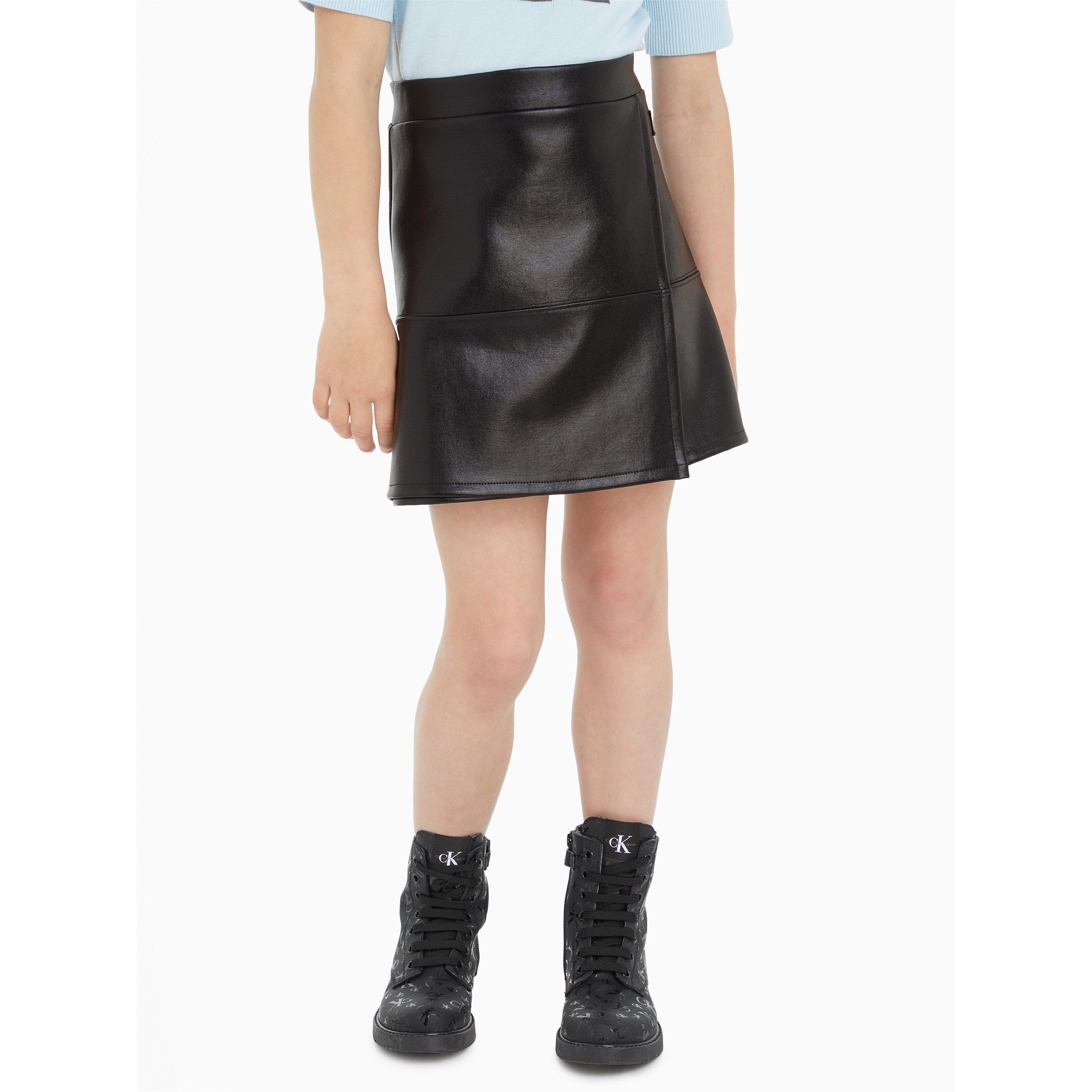 Calvin Klein Jeans COATED SPACER WRAP SKIRT