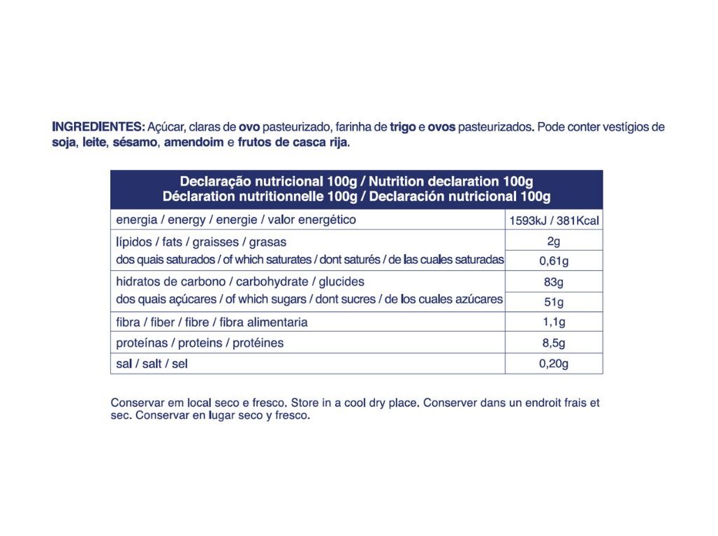 LINGUAS DA SOGRA FABRIDOCE 100 G