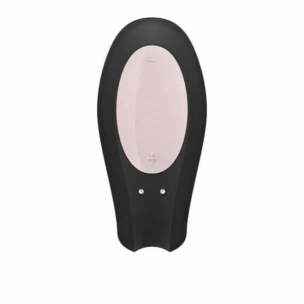 Satisfyer Vibrador Para Casal Com App Double Joy Preto