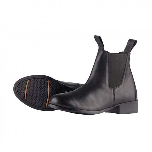 Botas de montaria infantis em couro, modelo Elevation, pretas