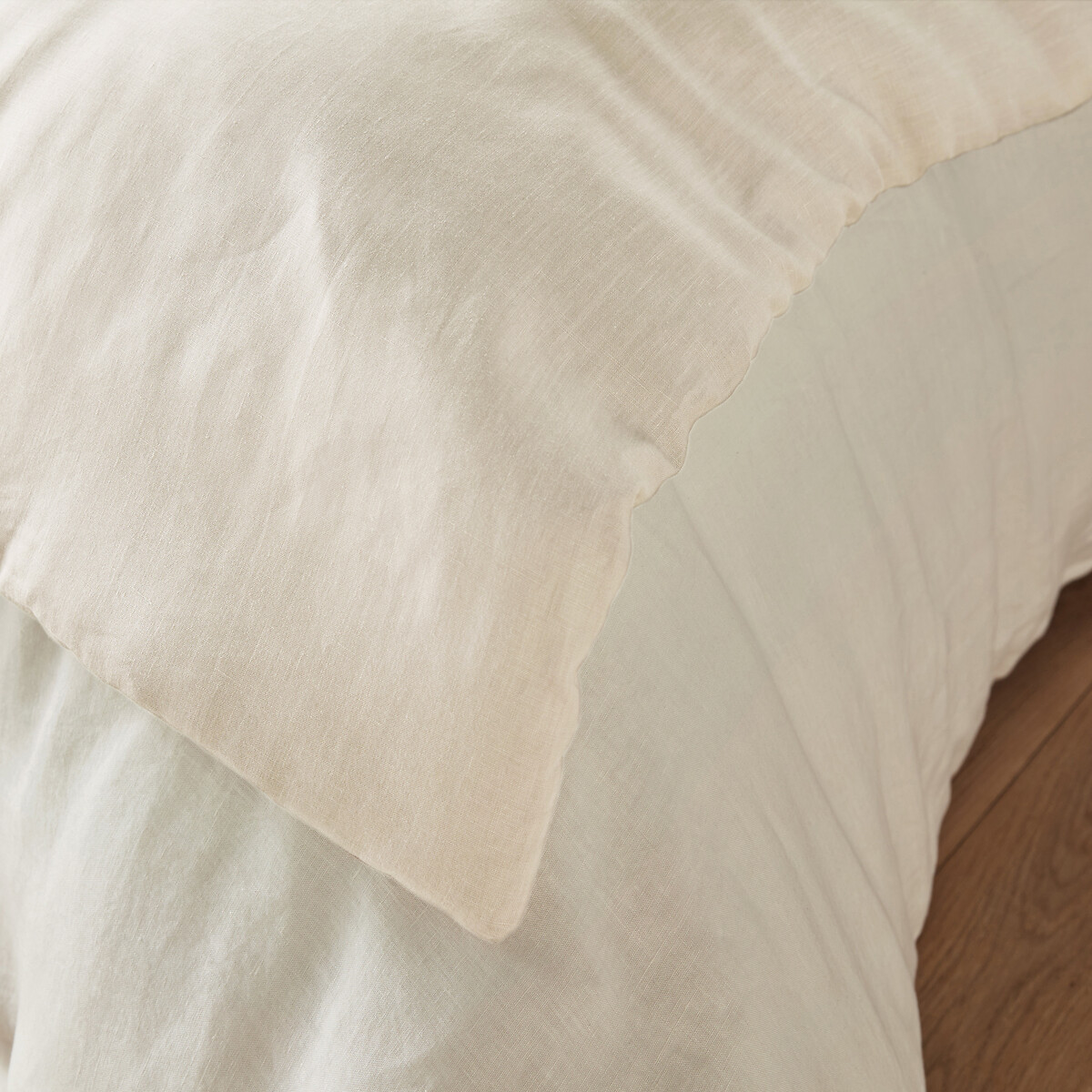 LA REDOUTE INTERIEURS<br>Edredão acolchoado em linho liso lavado, Abella