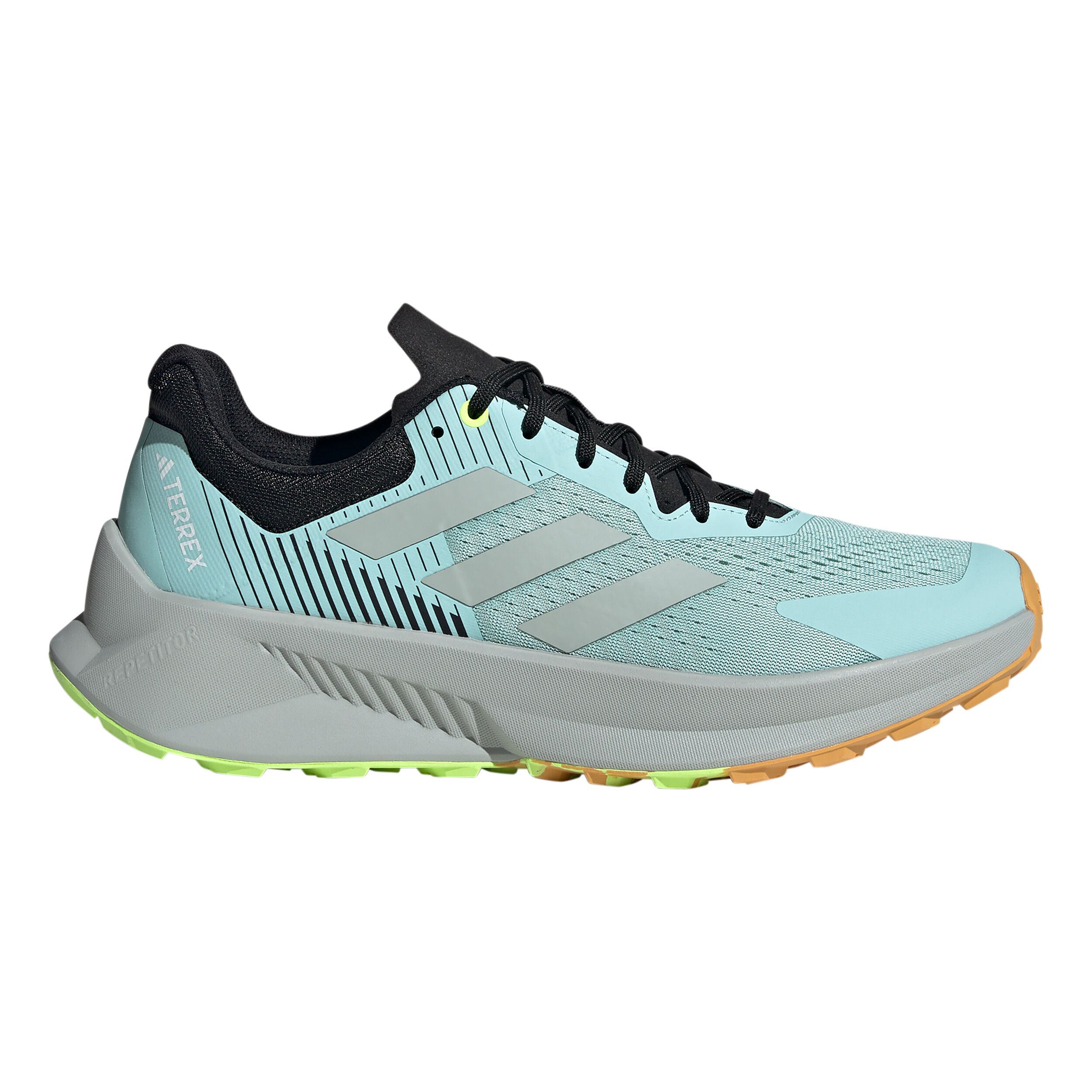 adidas Terrex Soulstride Flow Chaussure Trail Hommes - Gris , Jaune Lemon
