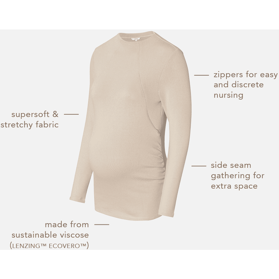 Noppies Still-Shirt Rosa Light Sand