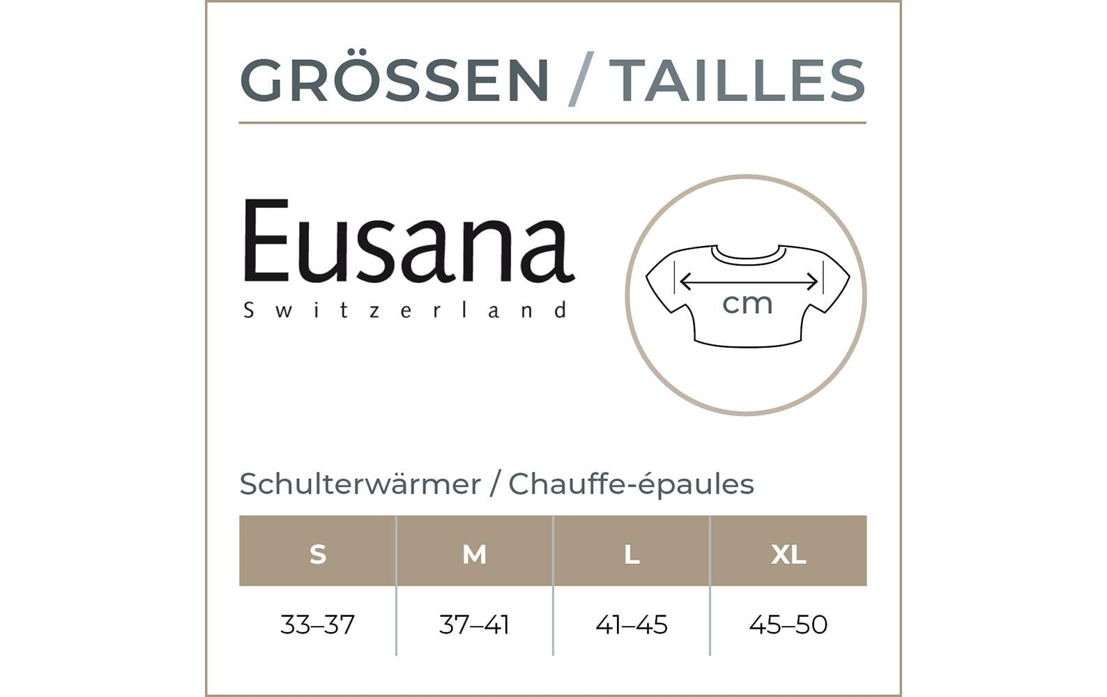 Schulterwärmer doppelt gestrickt mit Trägerband Grösse M<br>Thermowäsche Schulterwärmer mit Merinowolle und Seide