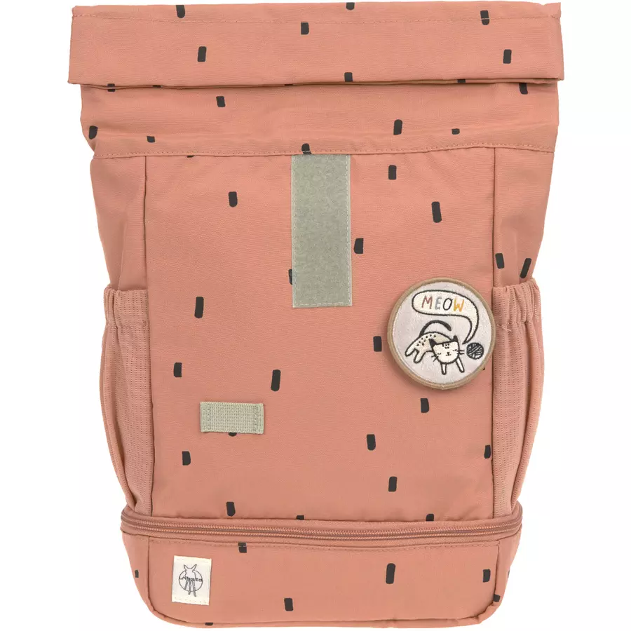 LÄSSIG Mini Rolltop Backpack Happy Prints caramel