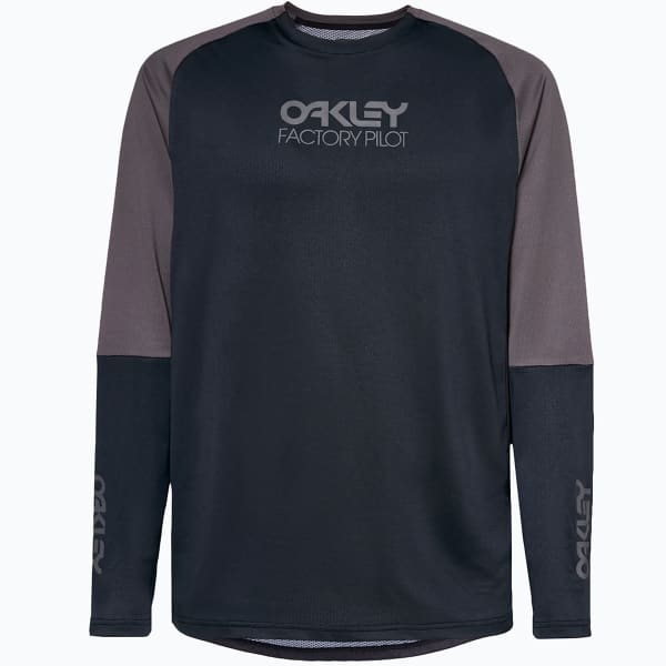 SFS33_T-shirts manches longues OAKLEY FACTORY PILOT MTB LS JERSEY BLACK/FORGED