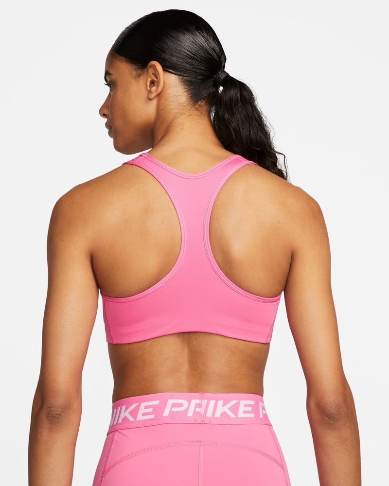 Brassière Nike Swoosh Rose pour femme