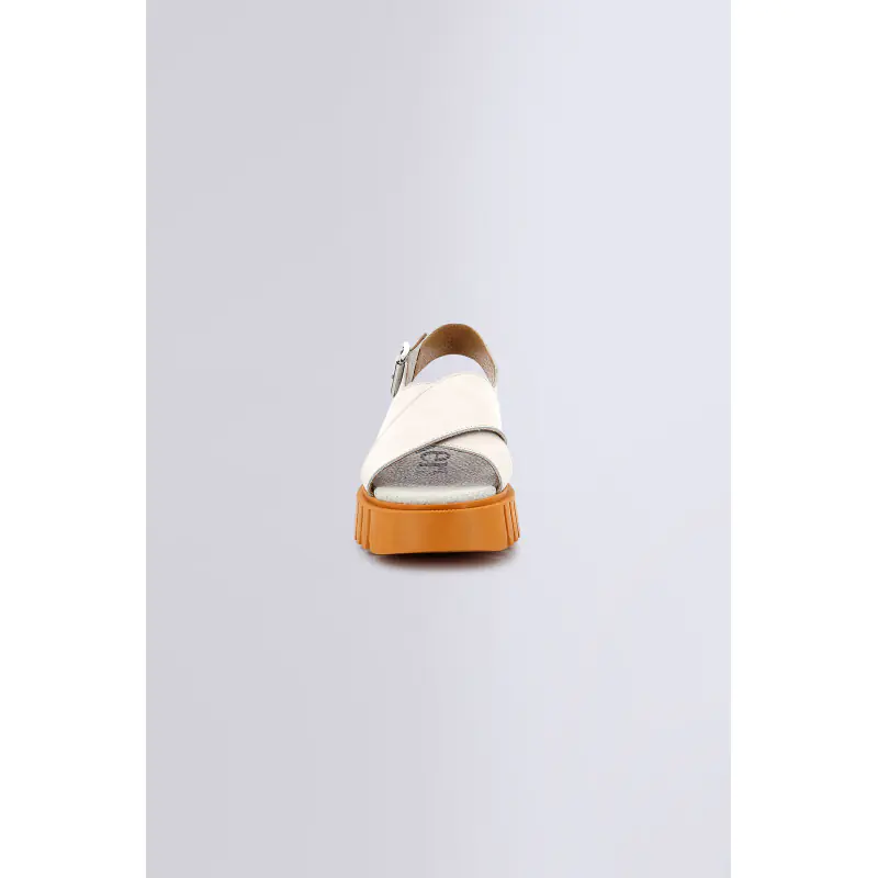 KICK FACT BLANC SANDALES Cuir Femme
