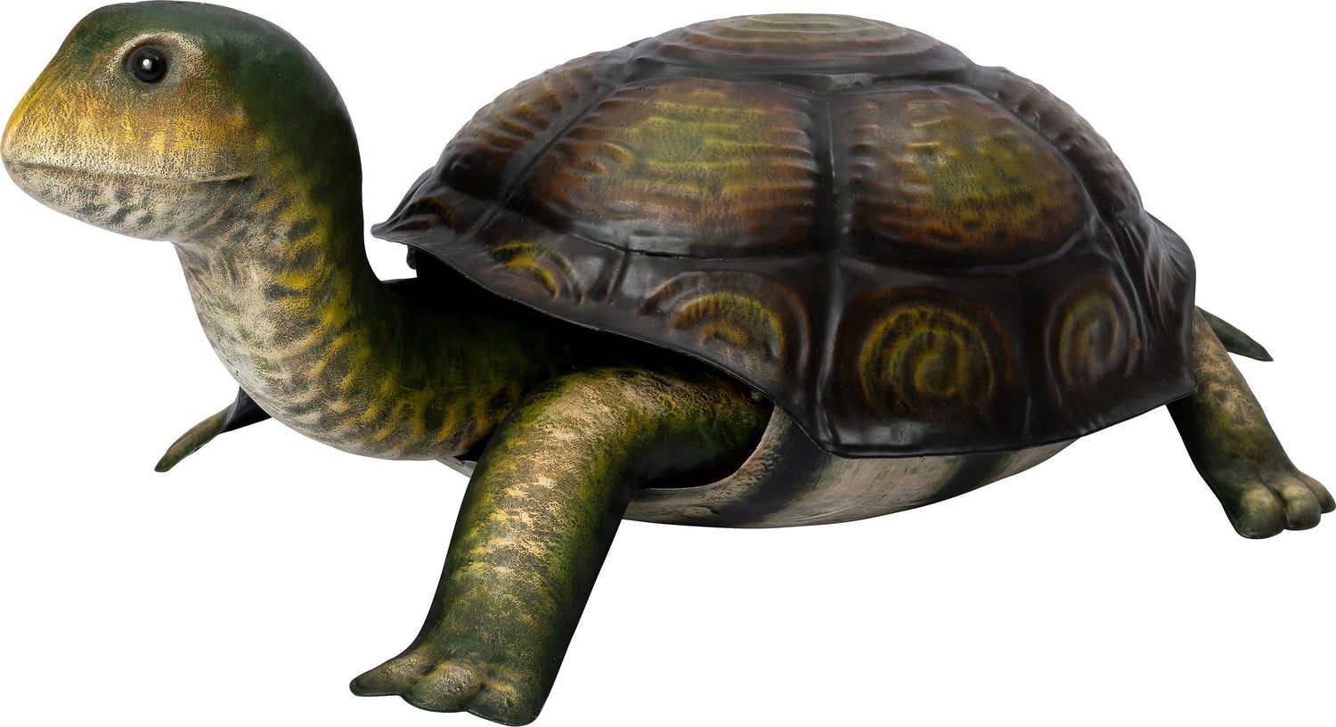 Intratuin tuinbeeld schildpad groen 41 x 24 x 19 cm