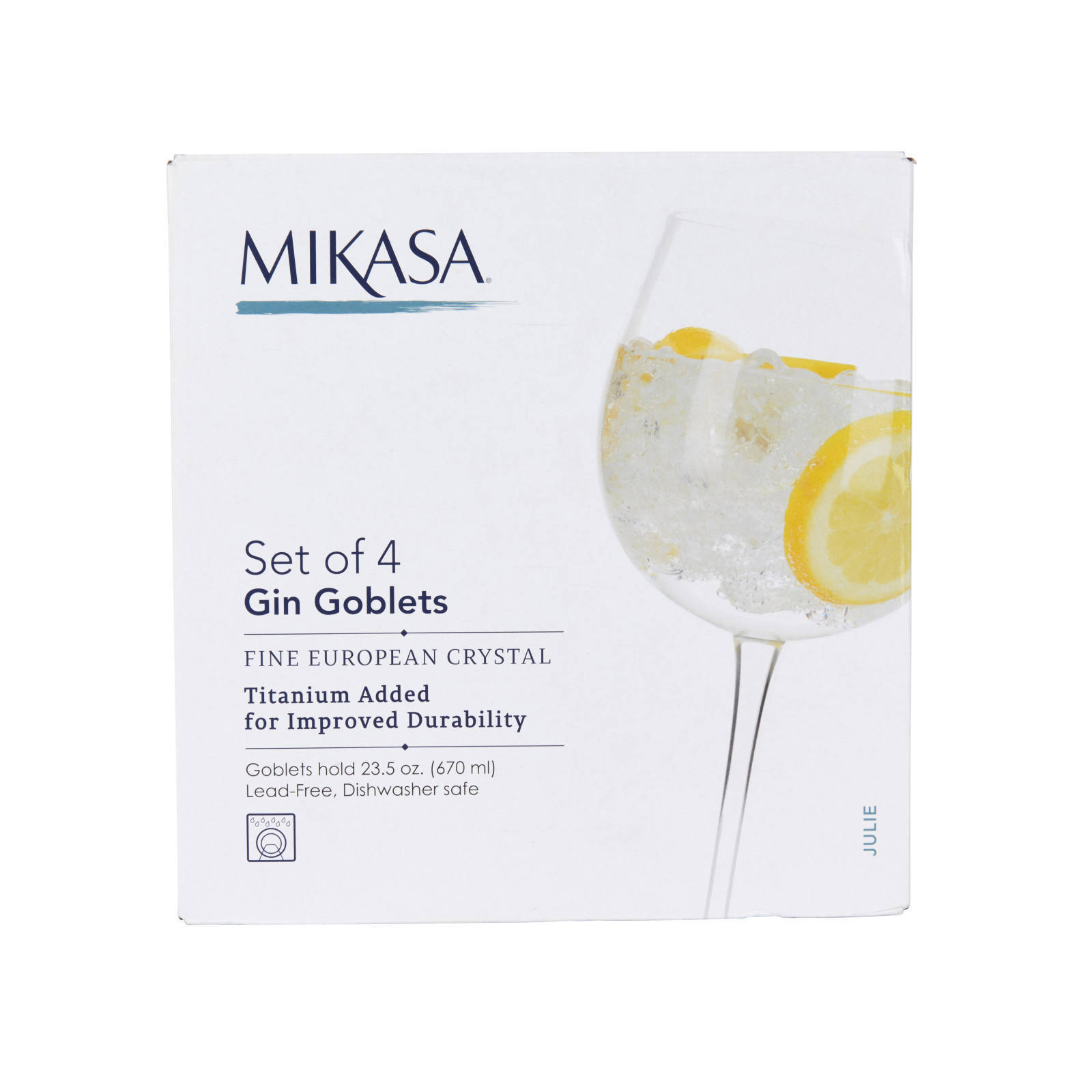 Mikasa Julie longdrink waterglas (665 ml) (set van 4)