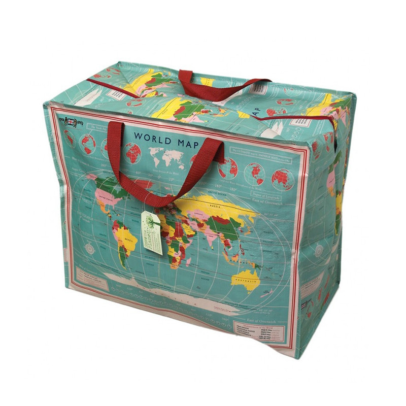 Sac de rangement Jumbo 55cm World map