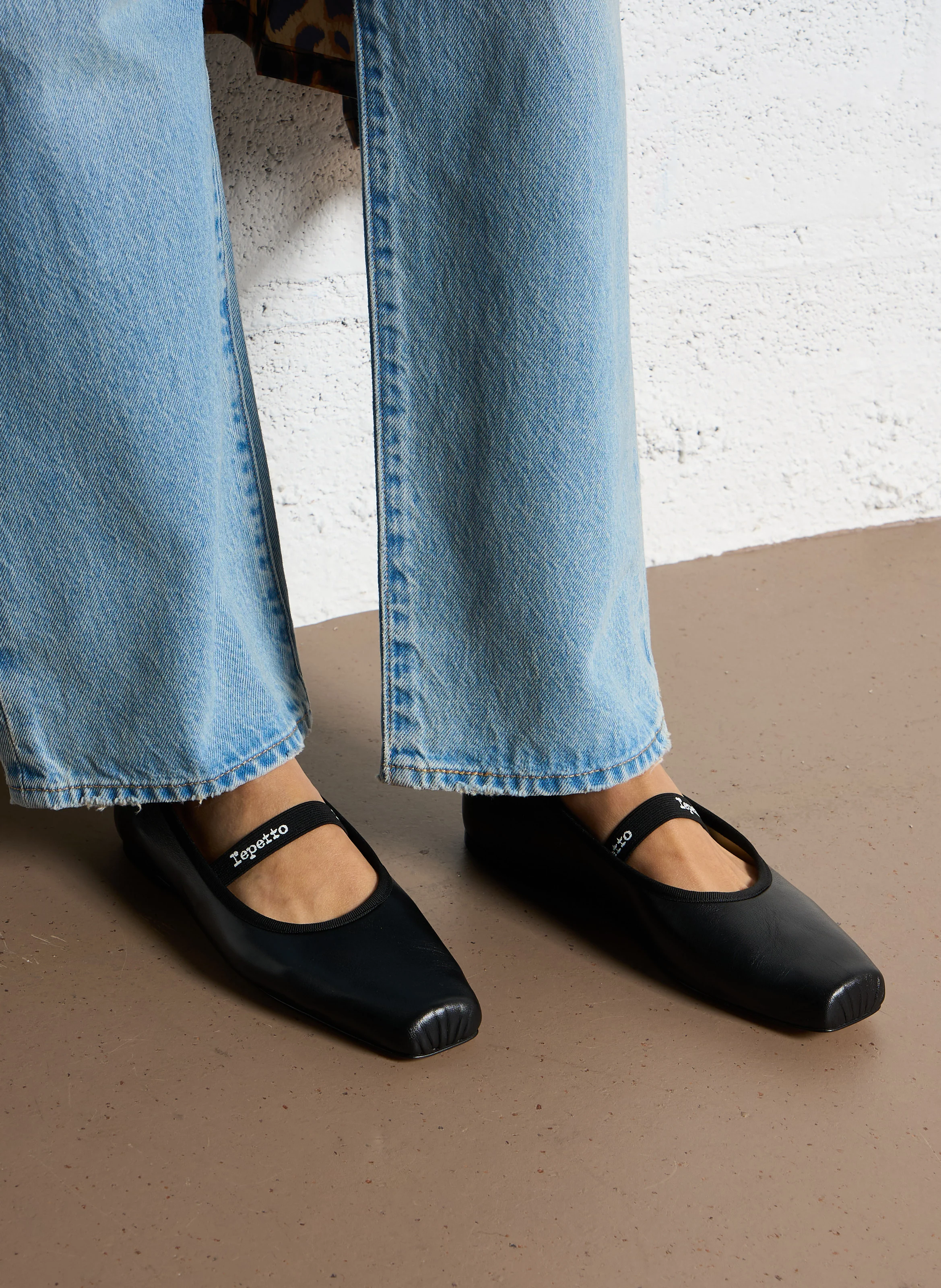 LISBETH - Ballerines en cuir | Noir