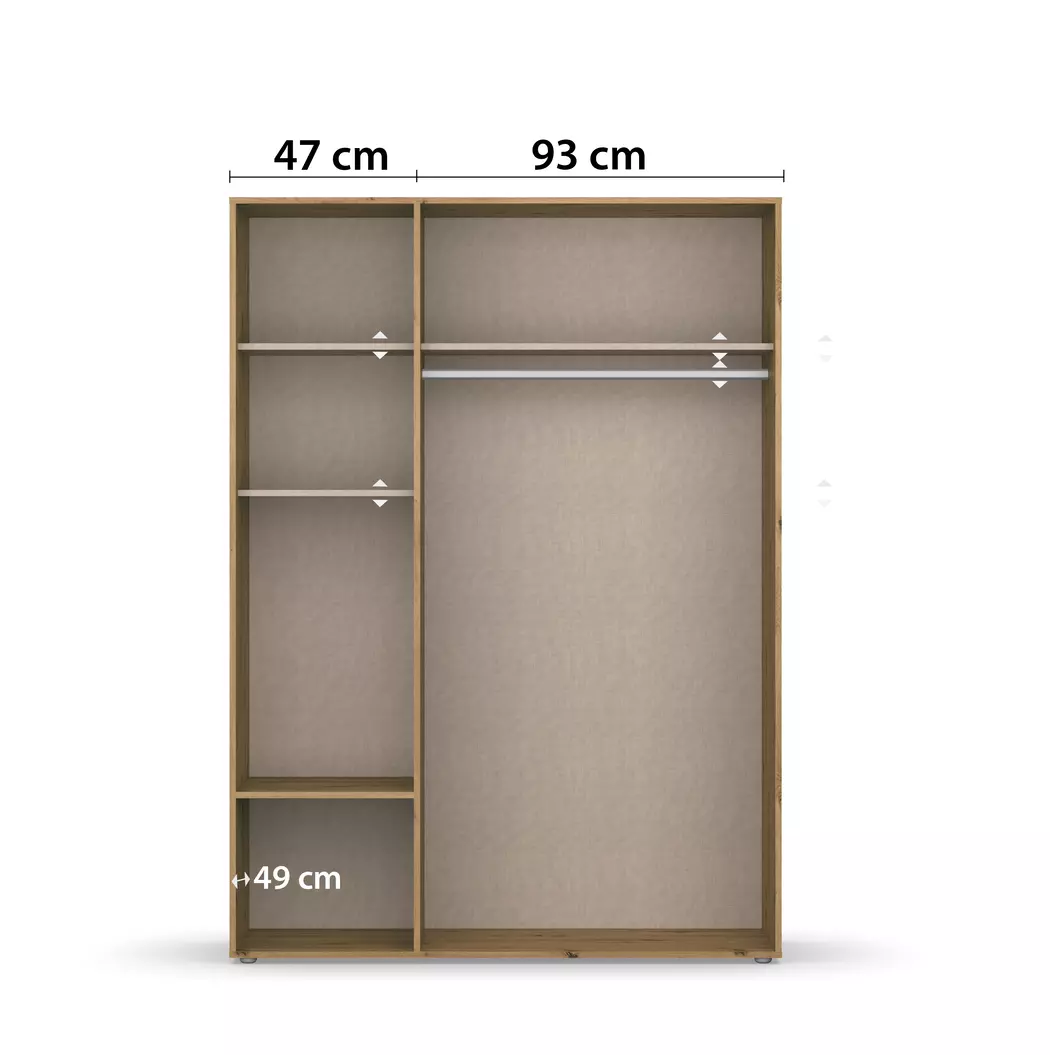 Kleiderschrank Voyager 140 x 194 cm