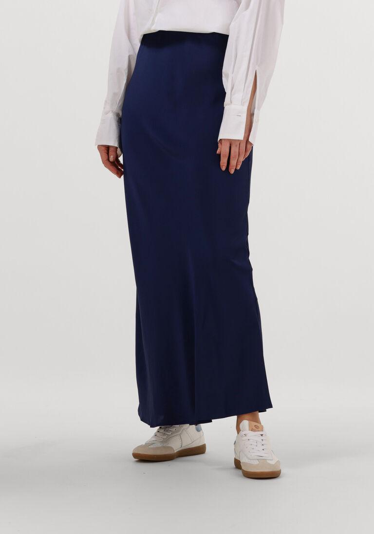 donkerblauwe bruuns bazaar maxirok joanelle skirt