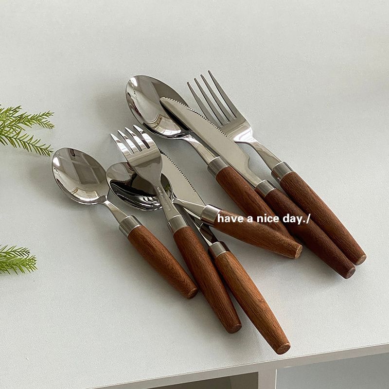 Hashi - Mes / Vork / Lepel van roestvrij staal