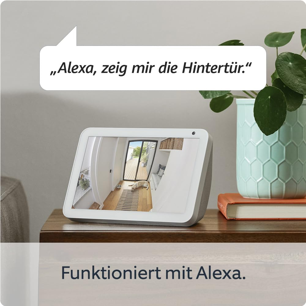 Indoor Cam (2. Gen.) Plug-in Sicherheitskamera 1080p Full HD mit Bewegungserkennung / Nachtsichtfunktion / Zwei-Wege-Audio - Weiss