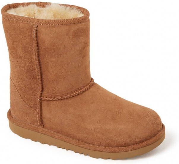 Ugg Classic ll suède enkelboots camel Bruin Suede Effen 32.5