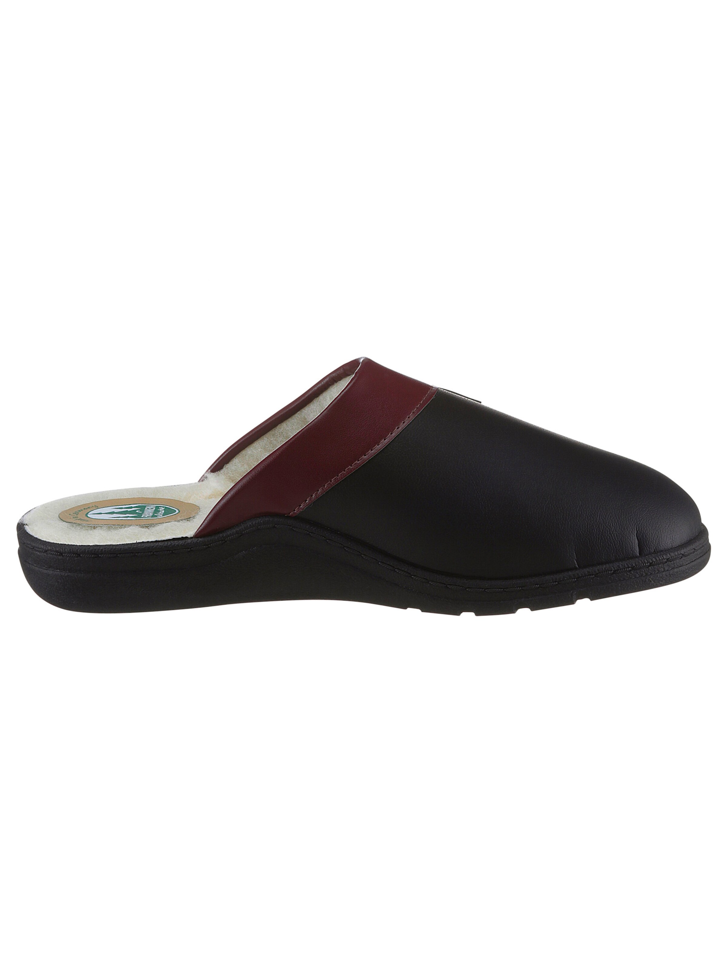 Pantoffel in schwarz