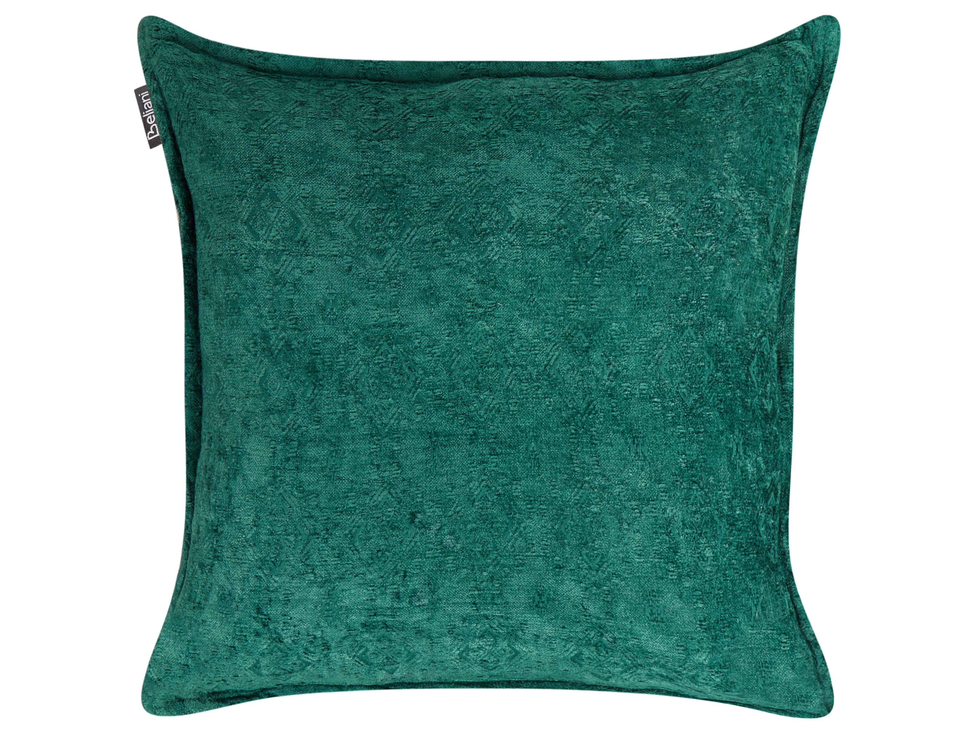 Set van 2 sierkussens VERPIS Katoen 50 x 50 cm Smaragdgroen effen
