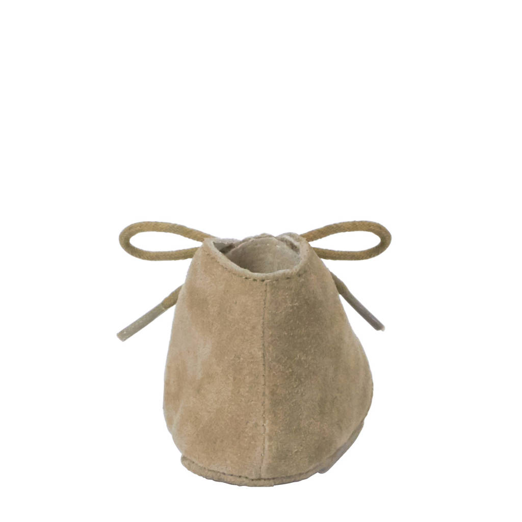 Mavies leren babyschoenen taupe