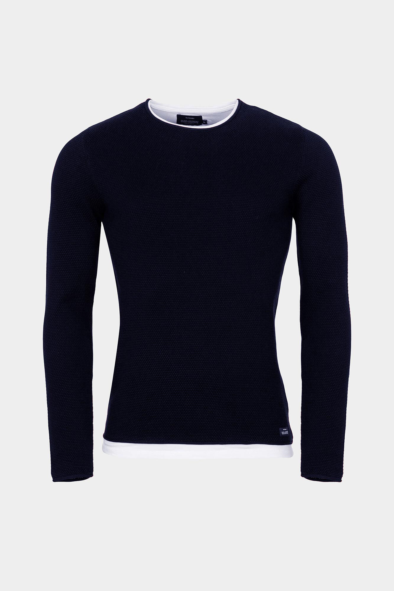 Jersey de textura combinada