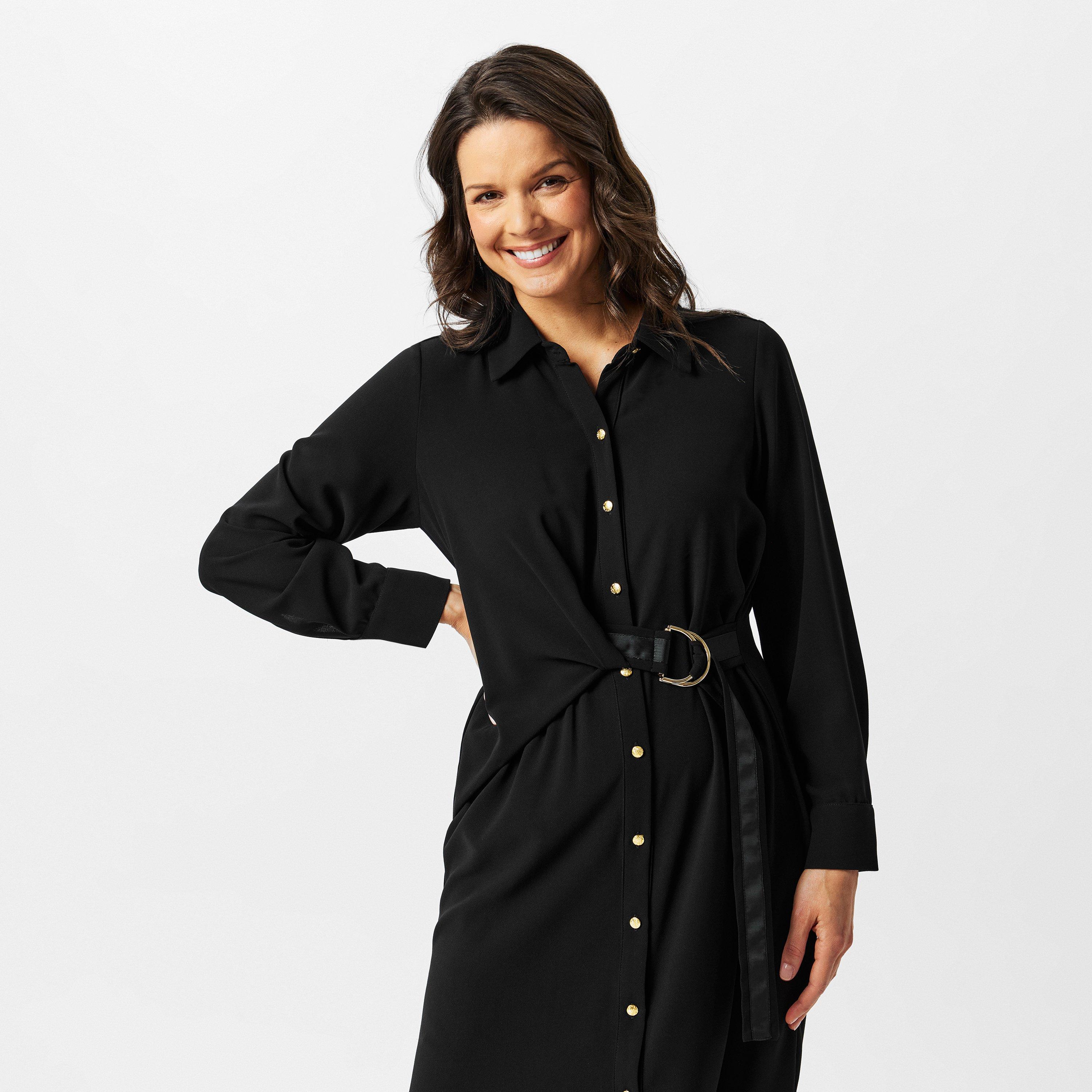 Biba Tie Shirt Dress