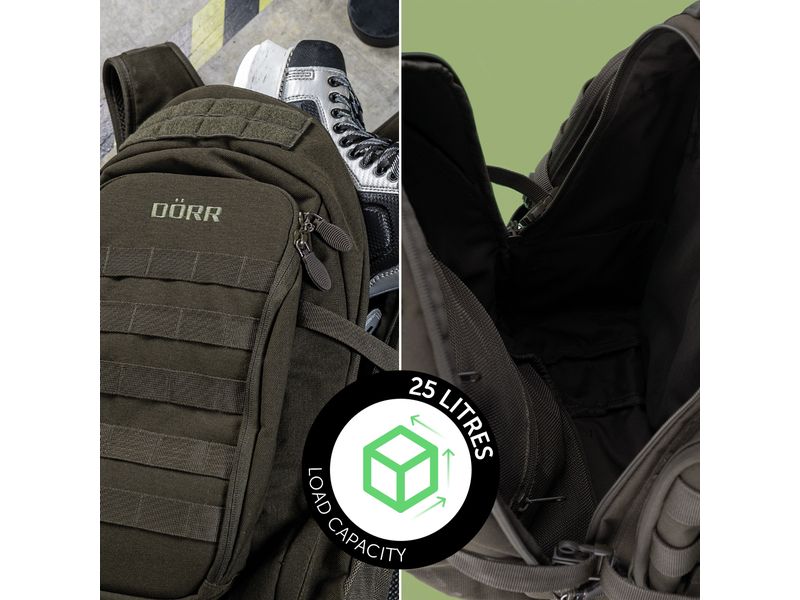 Dörr Fotorucksack ProTac Olivgrün Fotorucksack für den Outdoor-Einsatz