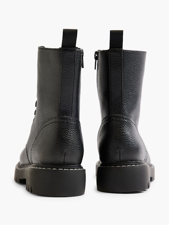 Graceland Schnür-Stiefelette Schwarz