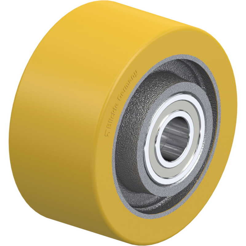 BLICKLE - Roue Ø 100mm bandage polyuréthane PU 600kg - GTH 101/20K