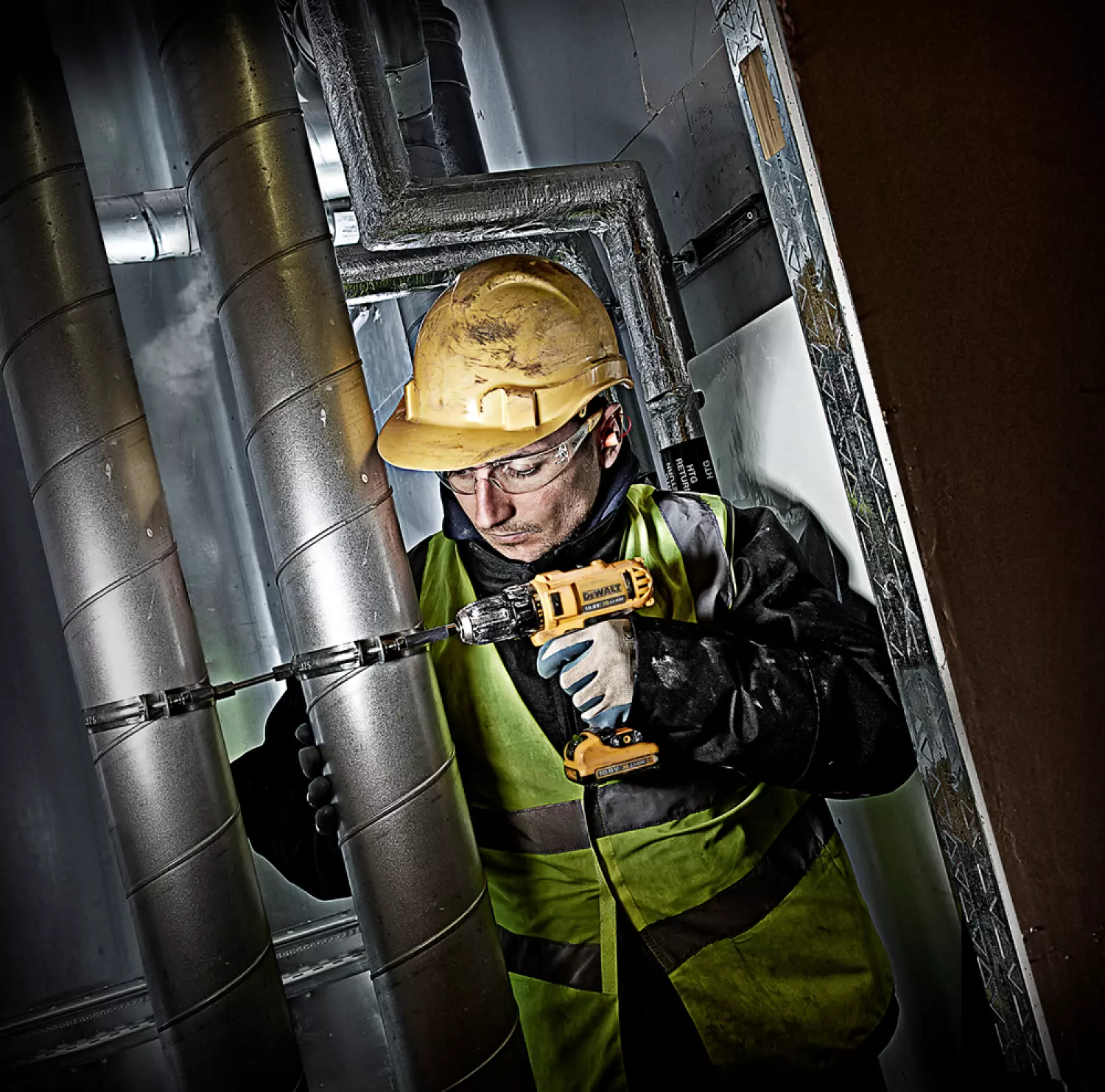 DeWALT DCK211D2T 12V Li-Ion accu boor-/schroefmachine (DCD710) & slagschroevendraaier (DCF815) combiset (2x 2.0Ah accu) in TSTAK