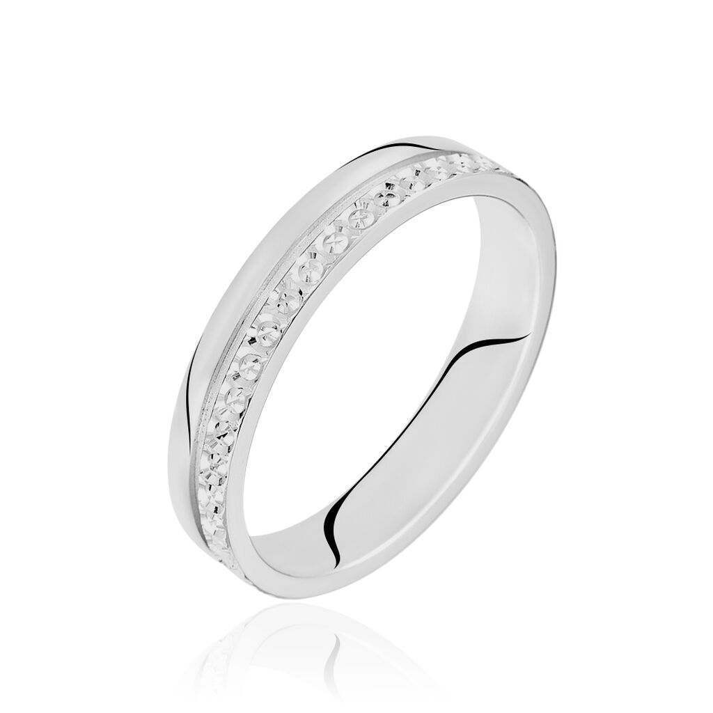 Alliance Sylvaincine Ruban Plat Or Blanc