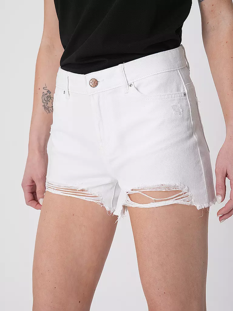 ONLY Jeansshorts ONLPACY weiss