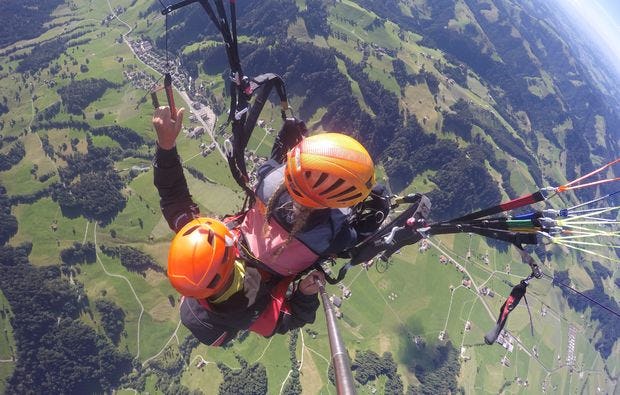 Tandemflug Thermikflug in Marbach als Geschenkidee