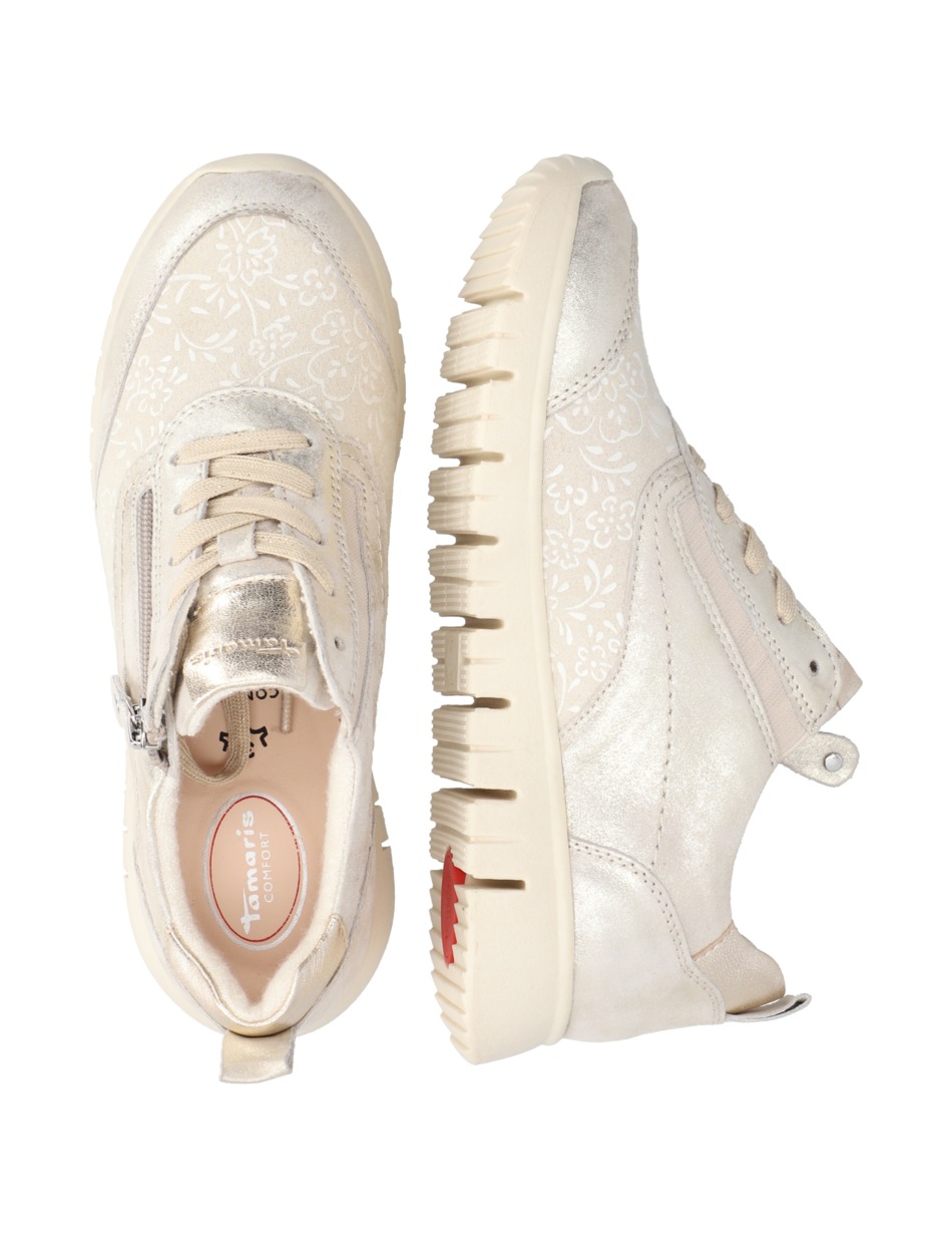 Lederkombination Sneaker