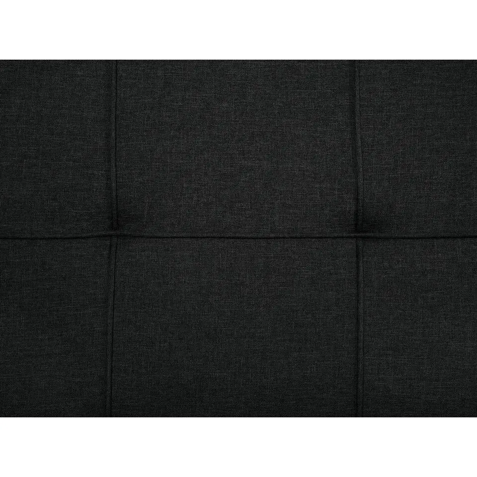 GLOMMA - Slaapbank 3-zits - Zwart - Polyester