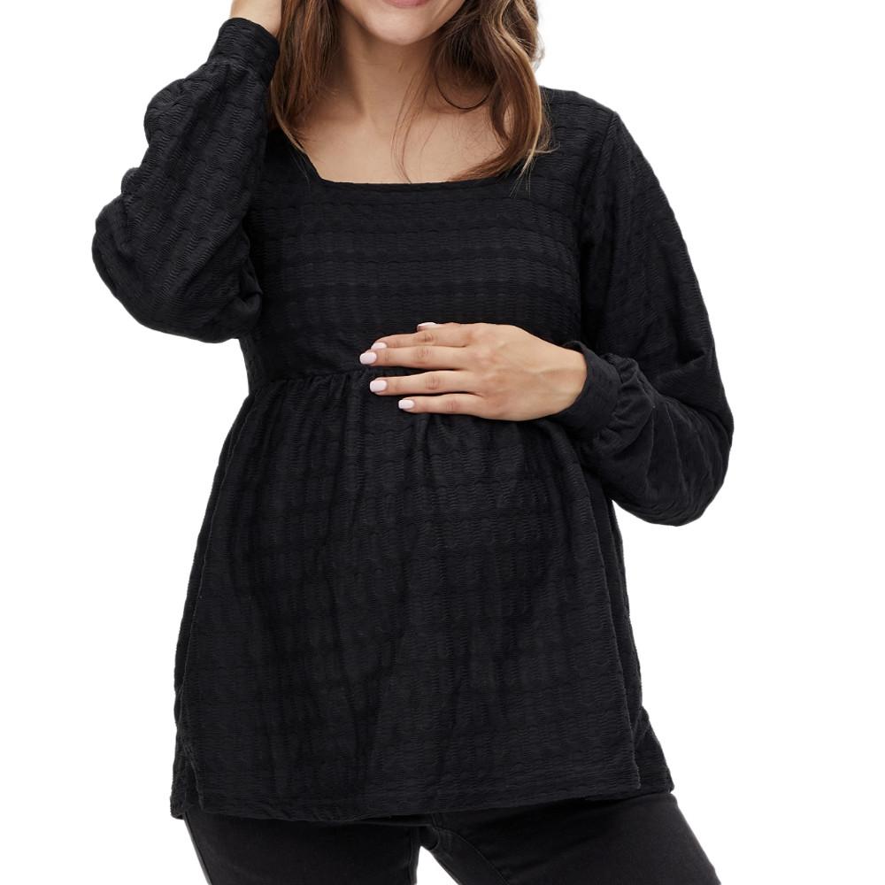 Mamalicious Blouse Noir Femme Noir Mamalicious Leloisa