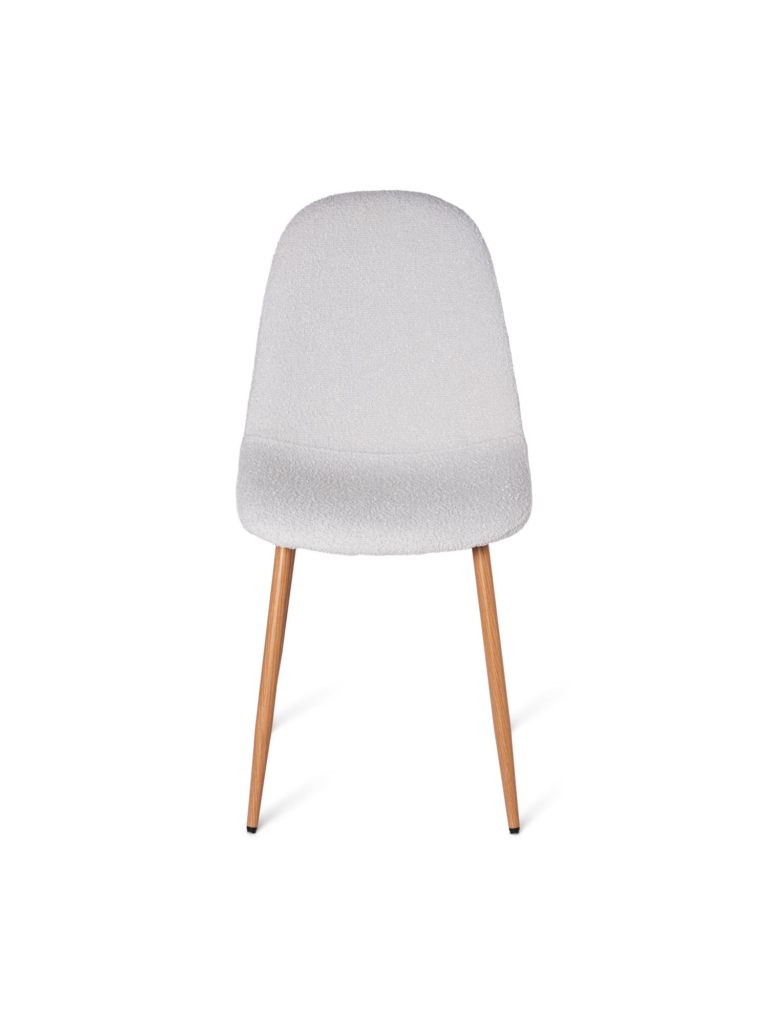 Stol i boucléstof | 52,5 x 44,5 x 89 cm. | Silver Grey