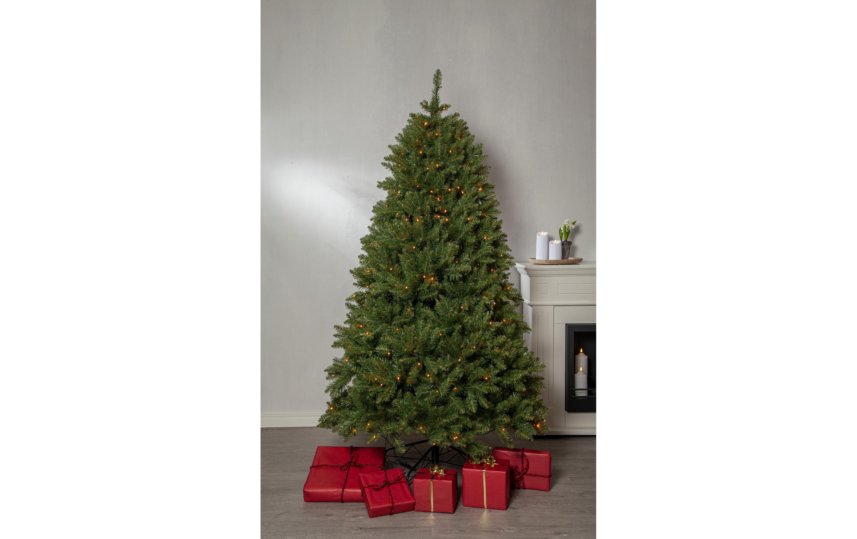 Weihnachtsbaum Narvik, 2.1 m, Grün, 300 LED<br>LED Leuchtbaum
