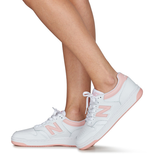 New Balance - 480 - Blanc / Rose